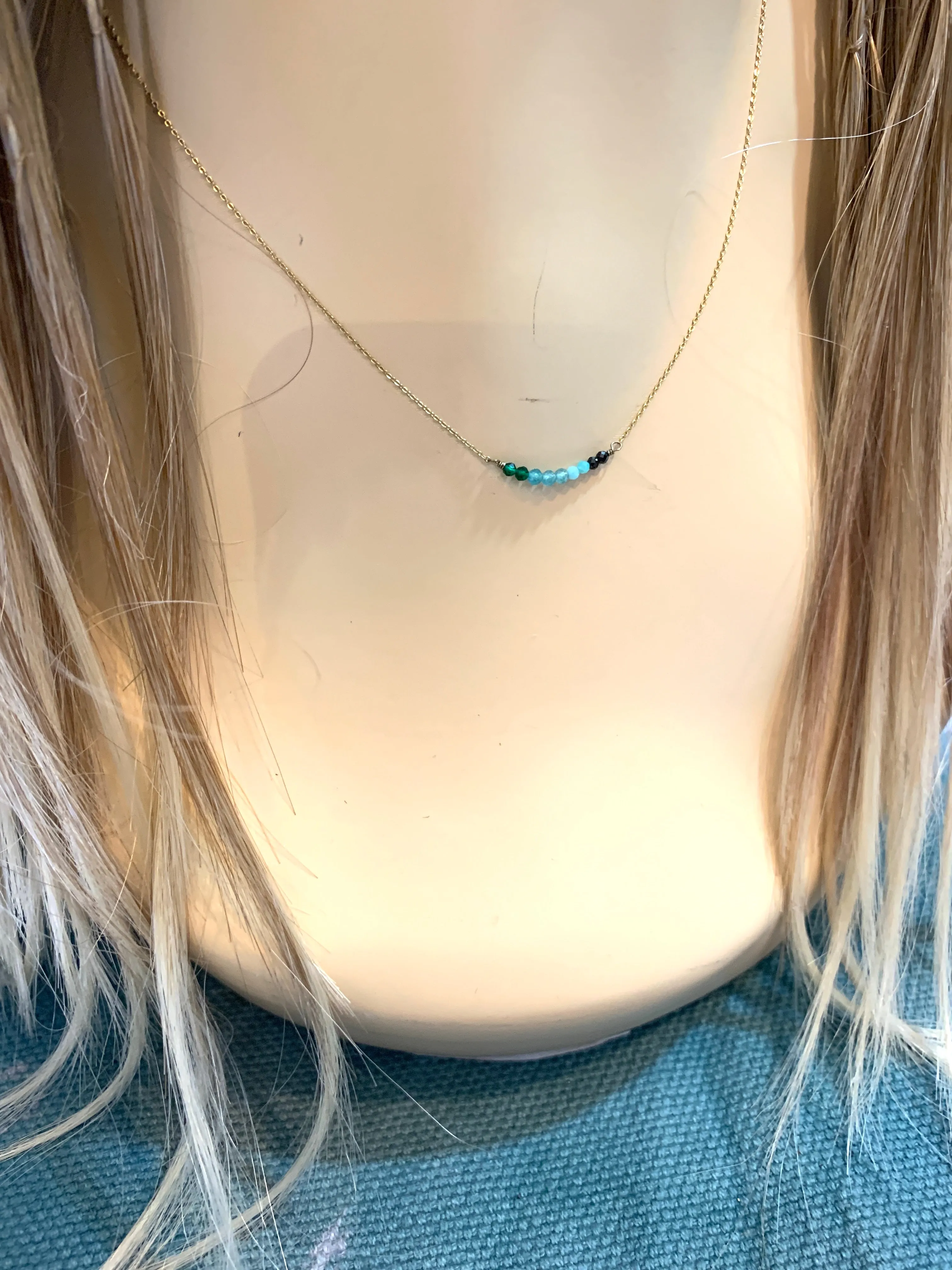 Multi Crystals Necklace