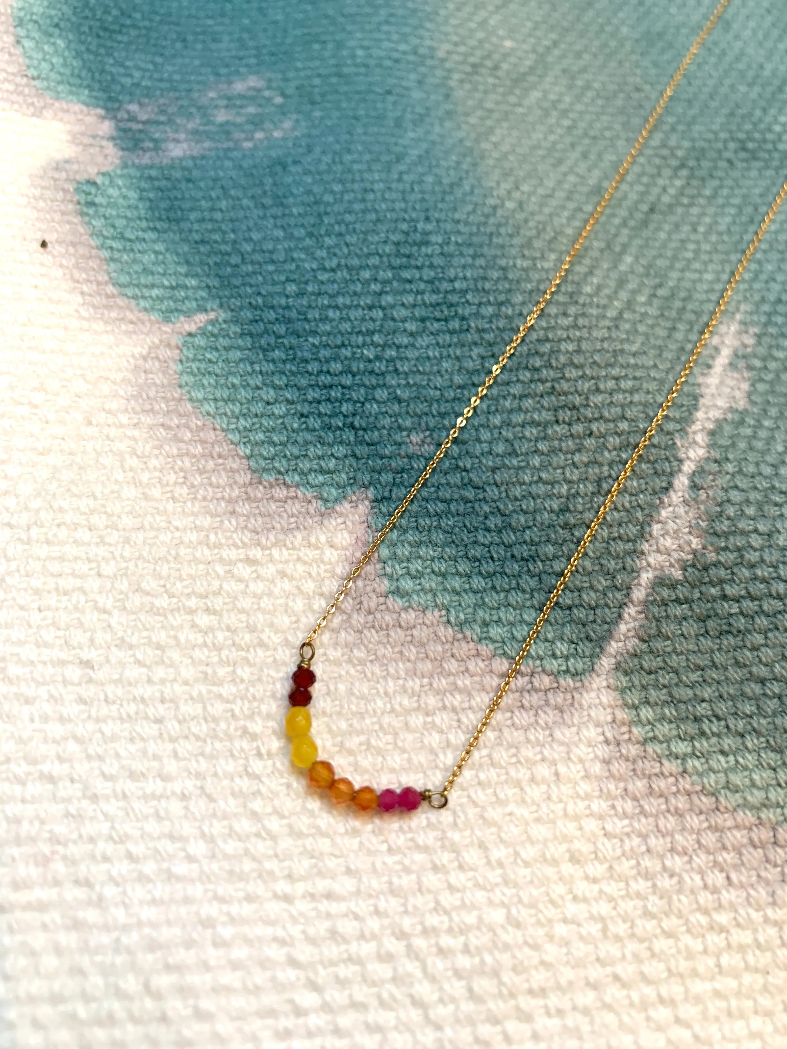 Multi Crystals Necklace