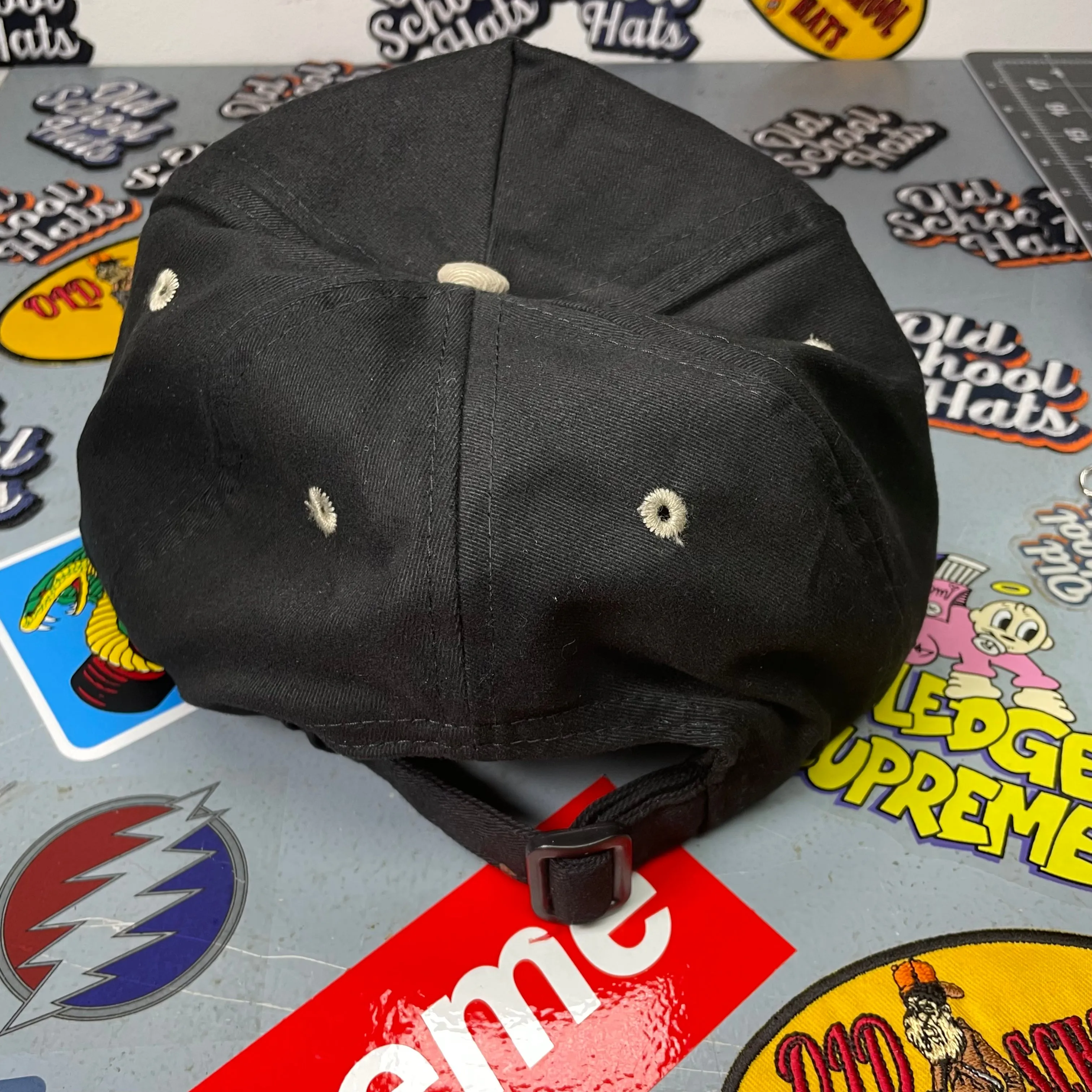 My Money Goes To Beer Vintage Custom Embroidered Strapback Black Crown Cap Hat