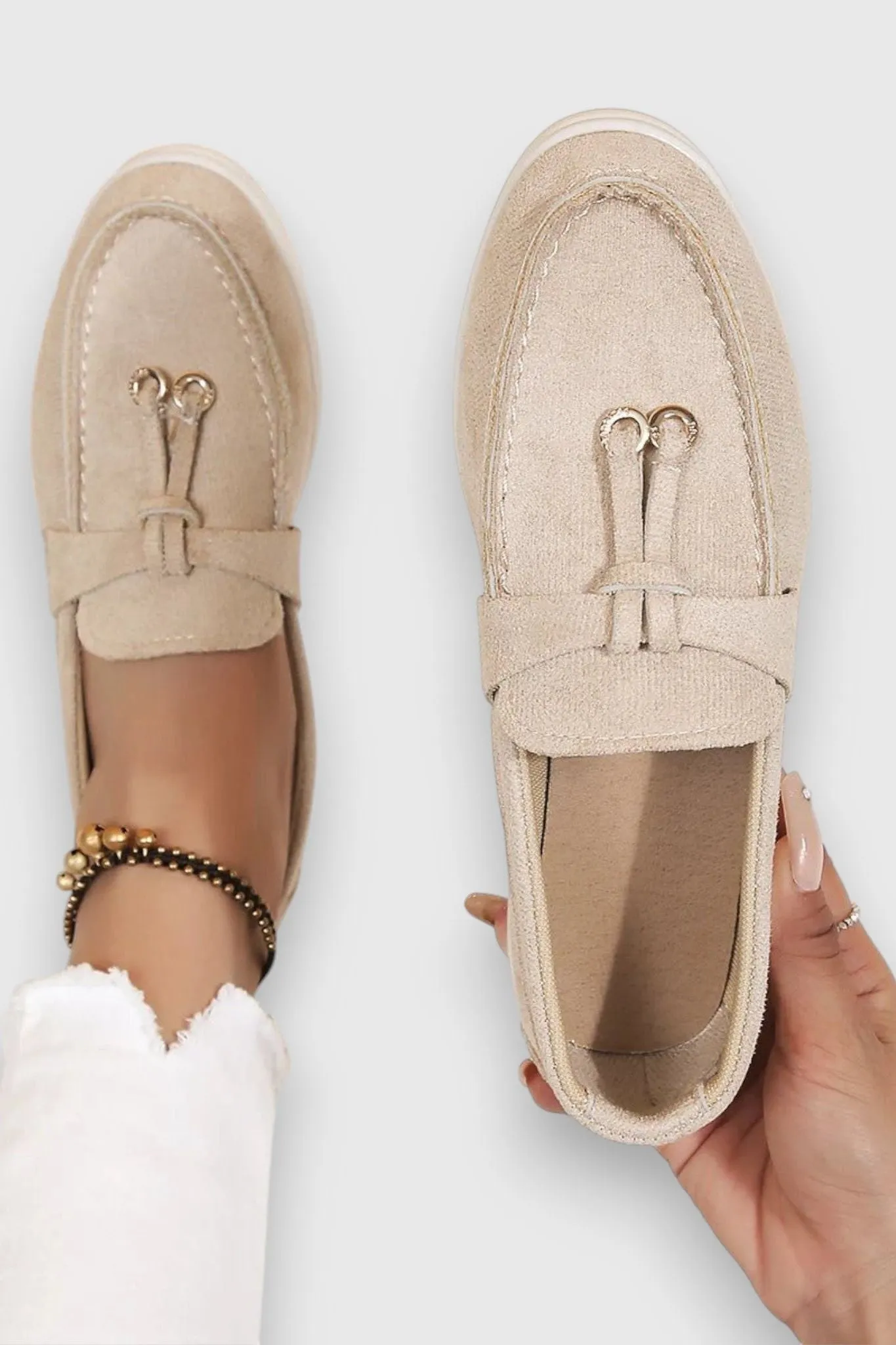 Nancy - Stylish Knot Loafers