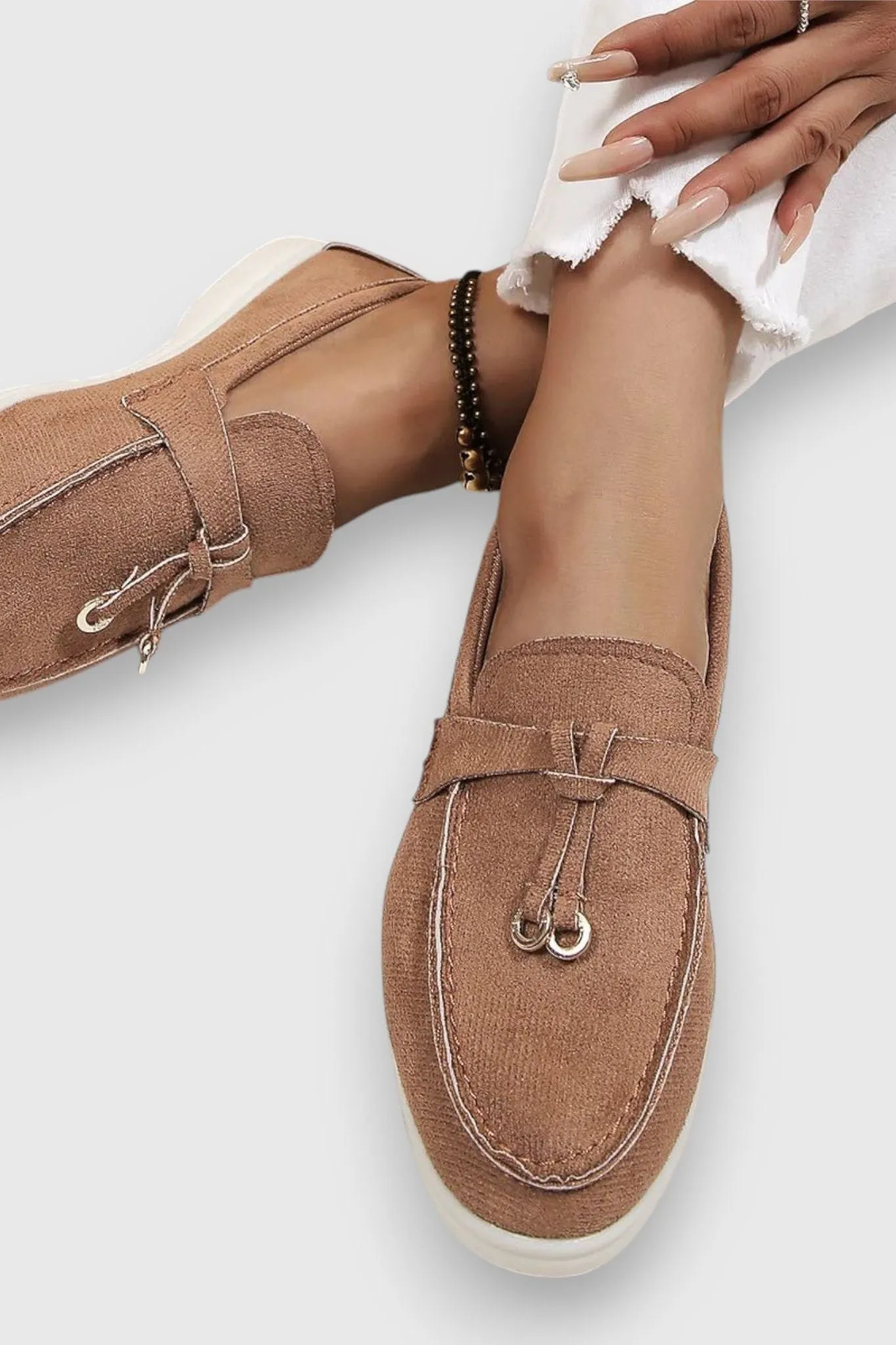 Nancy - Stylish Knot Loafers