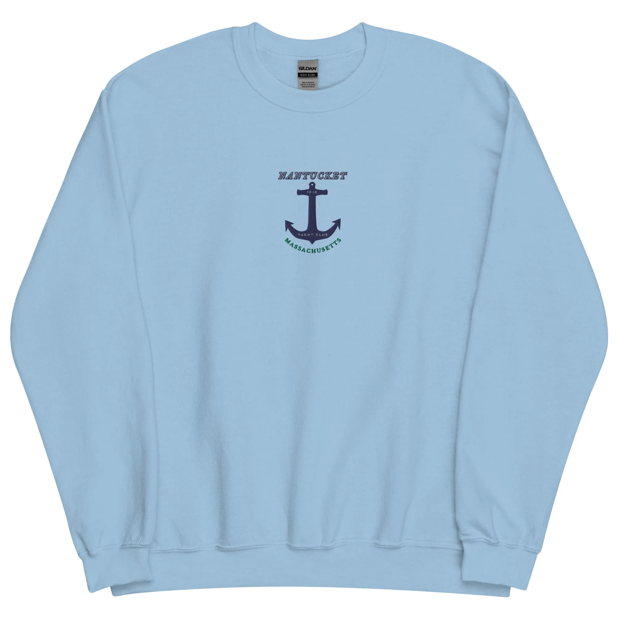 Nantucket Yacht Club Embroidered men Sweatshirt