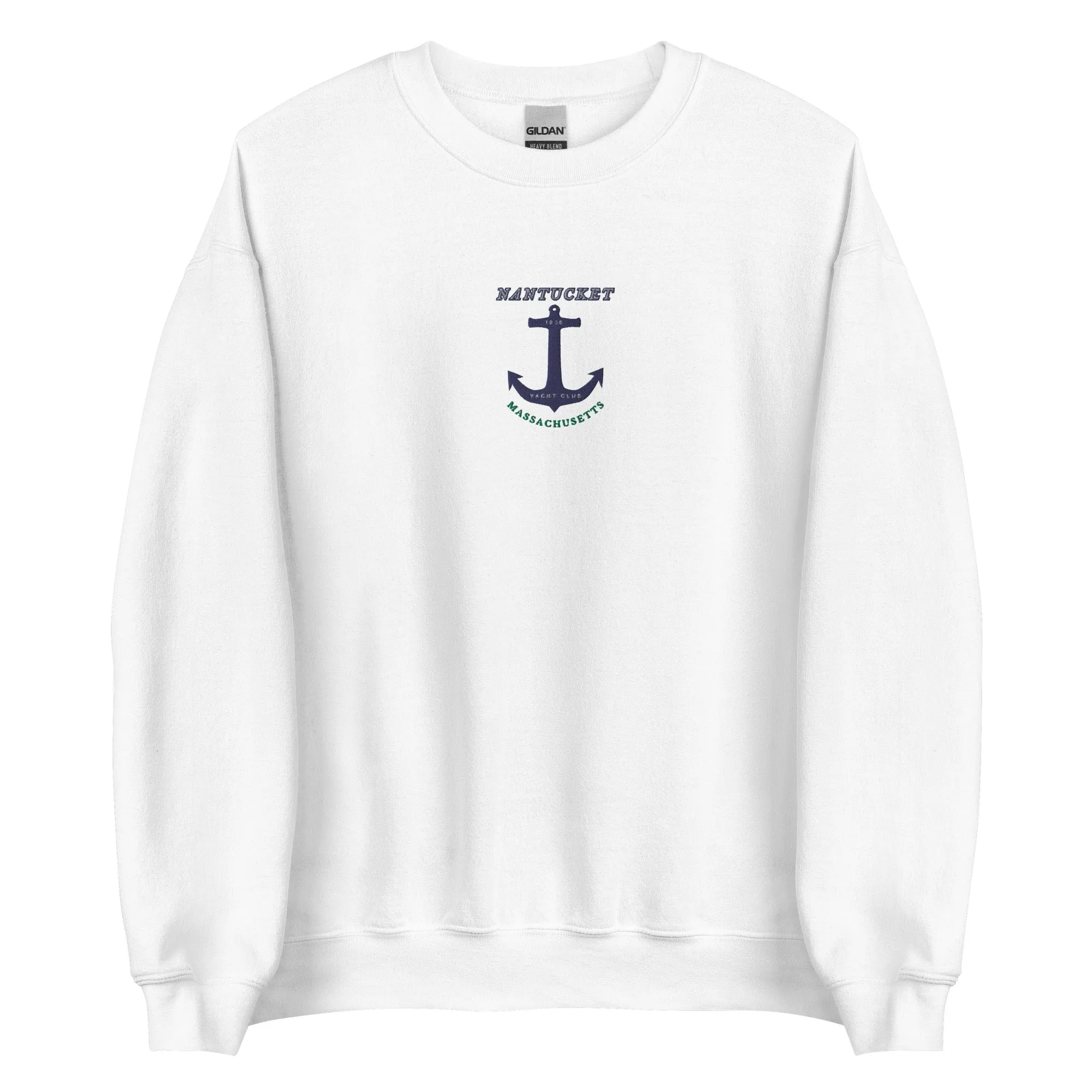 Nantucket Yacht Club Embroidered men Sweatshirt