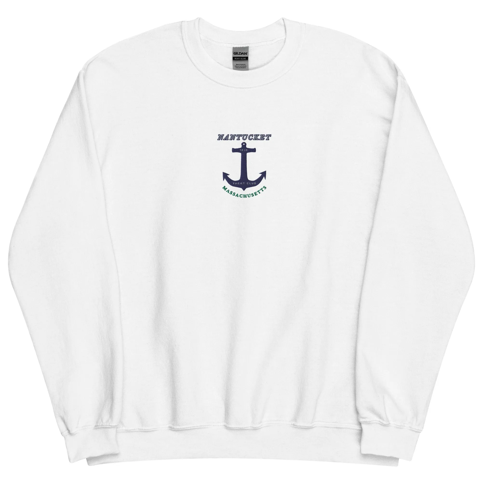 Nantucket Yacht Club Embroidered men Sweatshirt