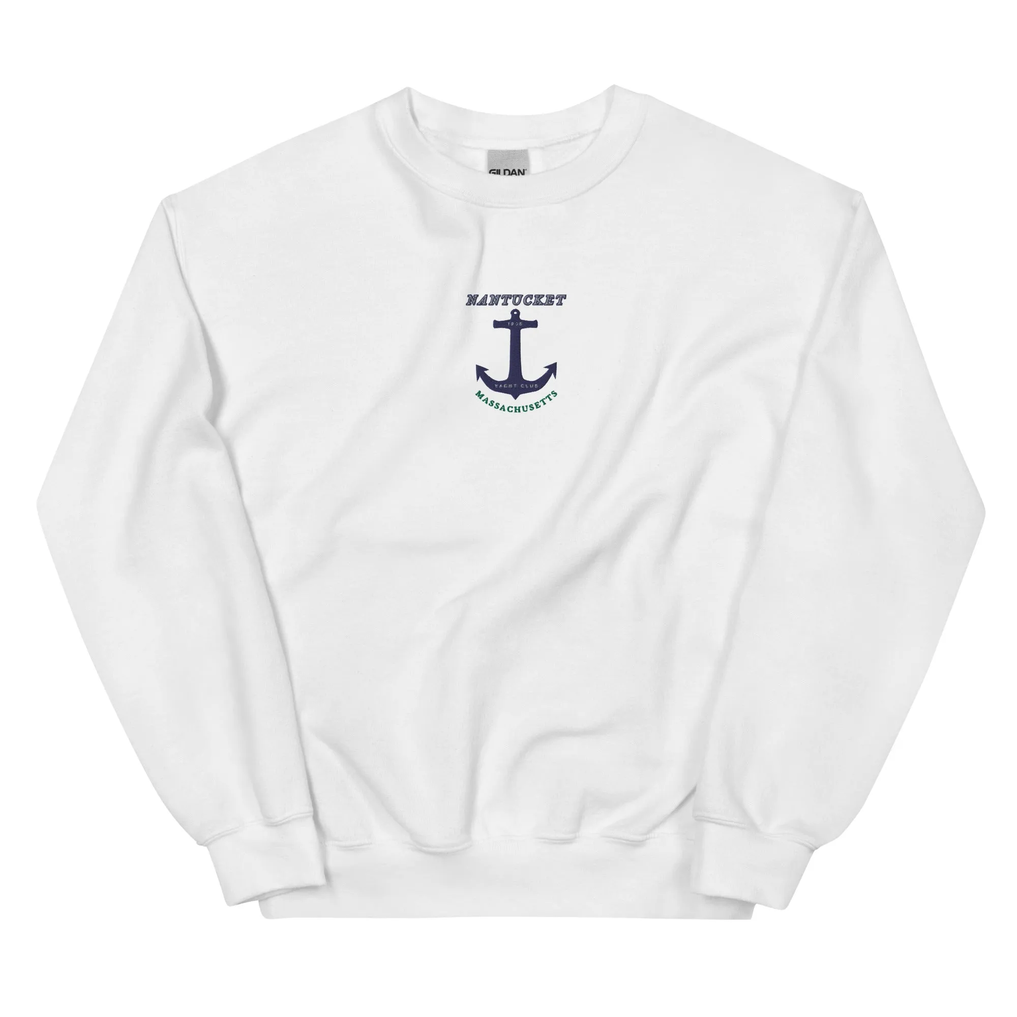 Nantucket Yacht Club Embroidered men Sweatshirt