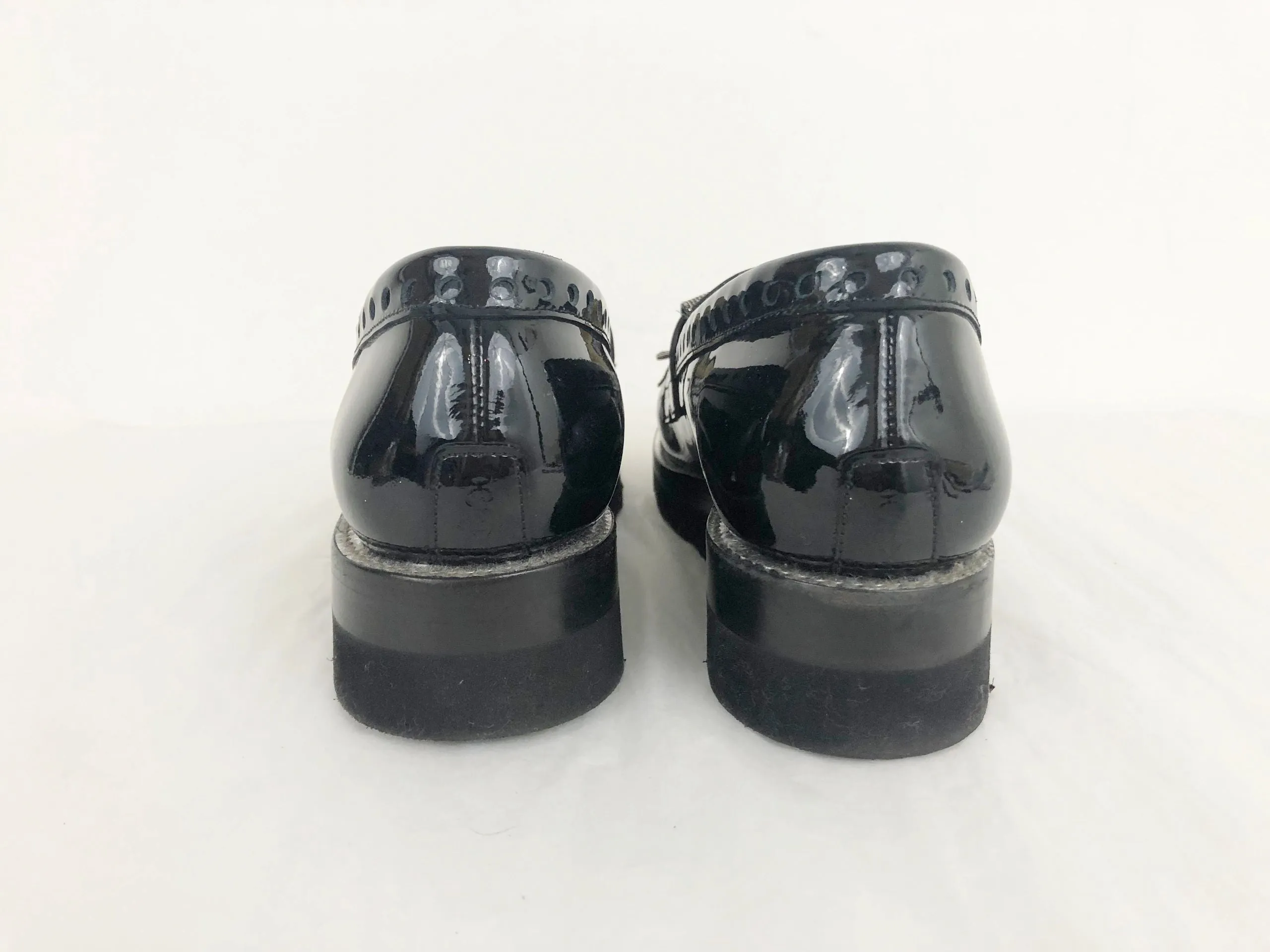 NEW Angela Scott Metallic Accent Loafer Size 39 It (9 Us)