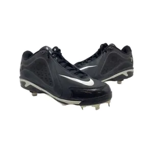 Nike Air Swingman Baseball Cleats Shoes Black/White 535837-010 Mens 11