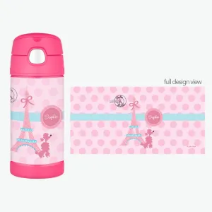 Ohh La La Paris Personalized Thermos Bottle