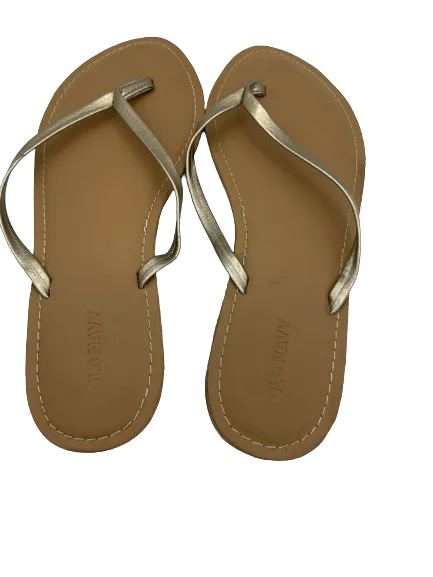 Old Navy Gold Flip Flops