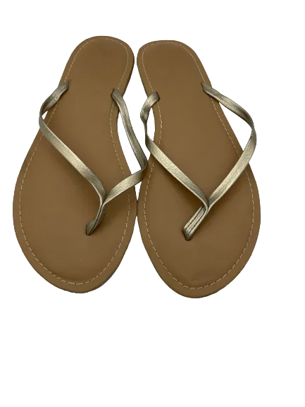 Old Navy Gold Flip Flops