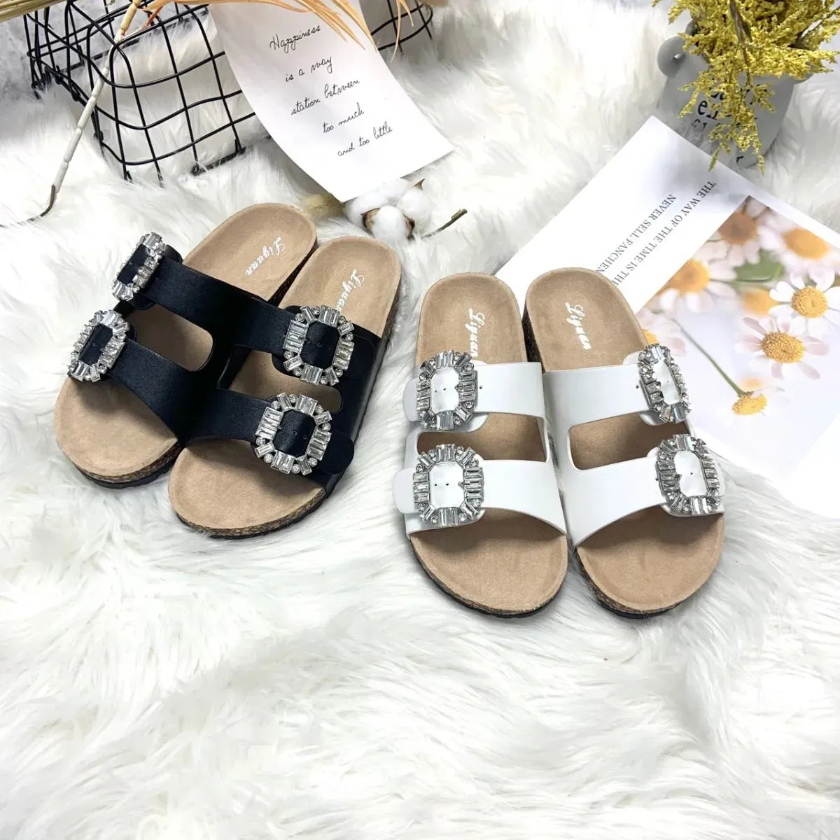 Open Toe Flats Sandals
