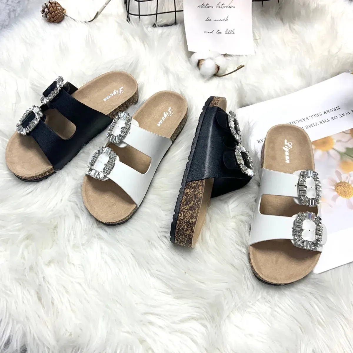Open Toe Flats Sandals