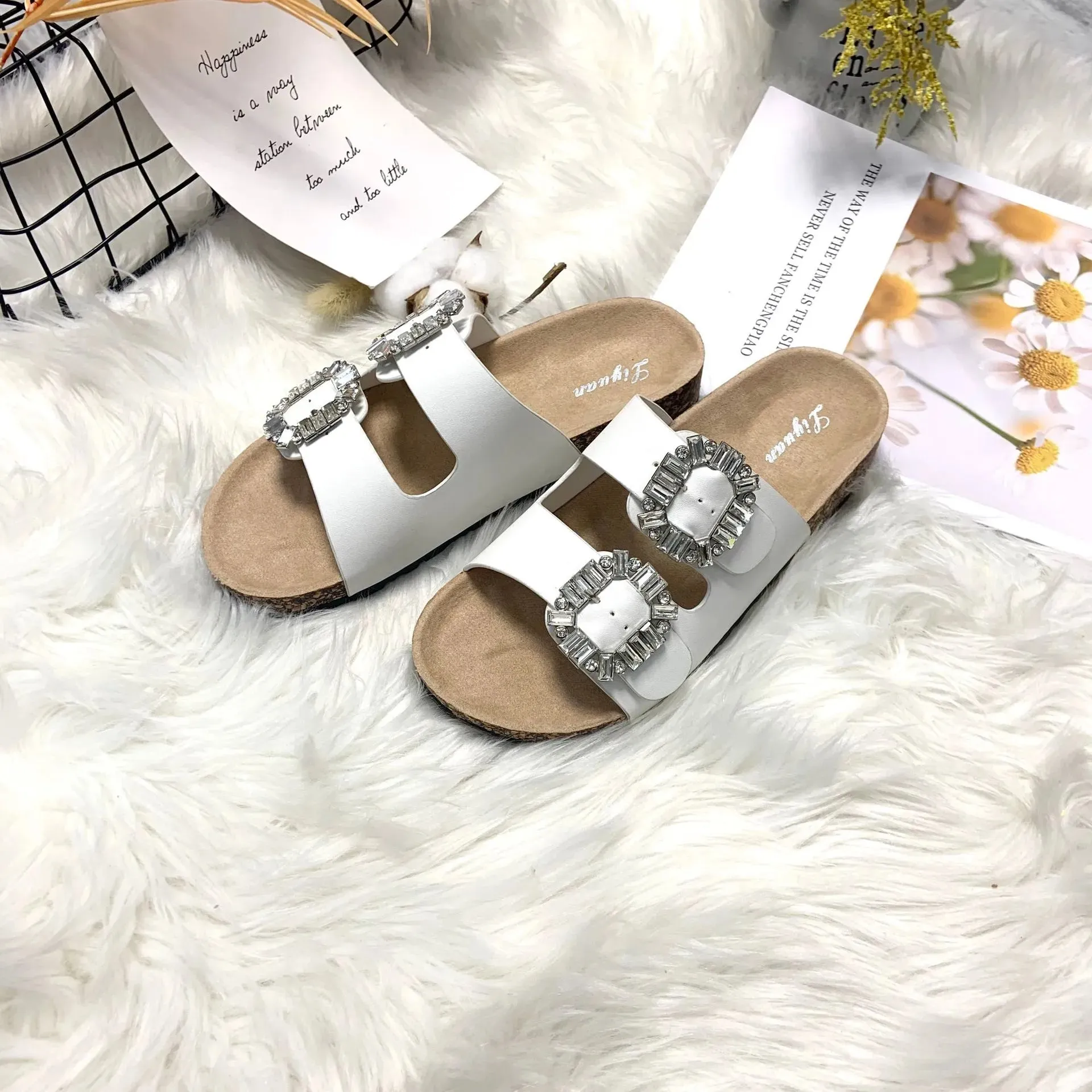 Open Toe Flats Sandals