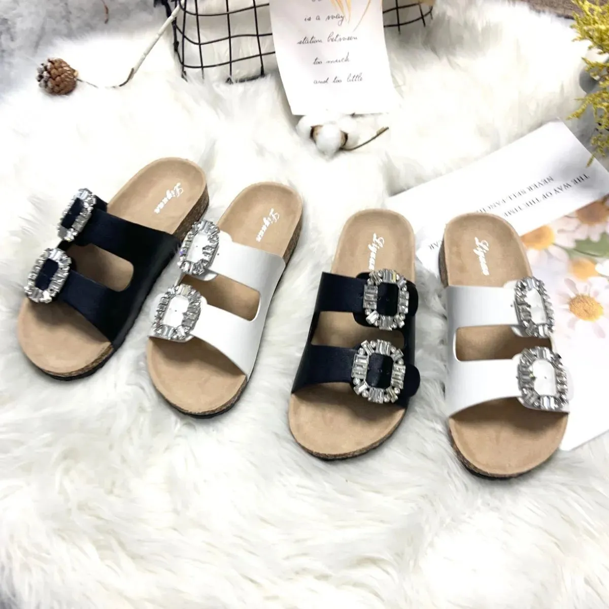 Open Toe Flats Sandals