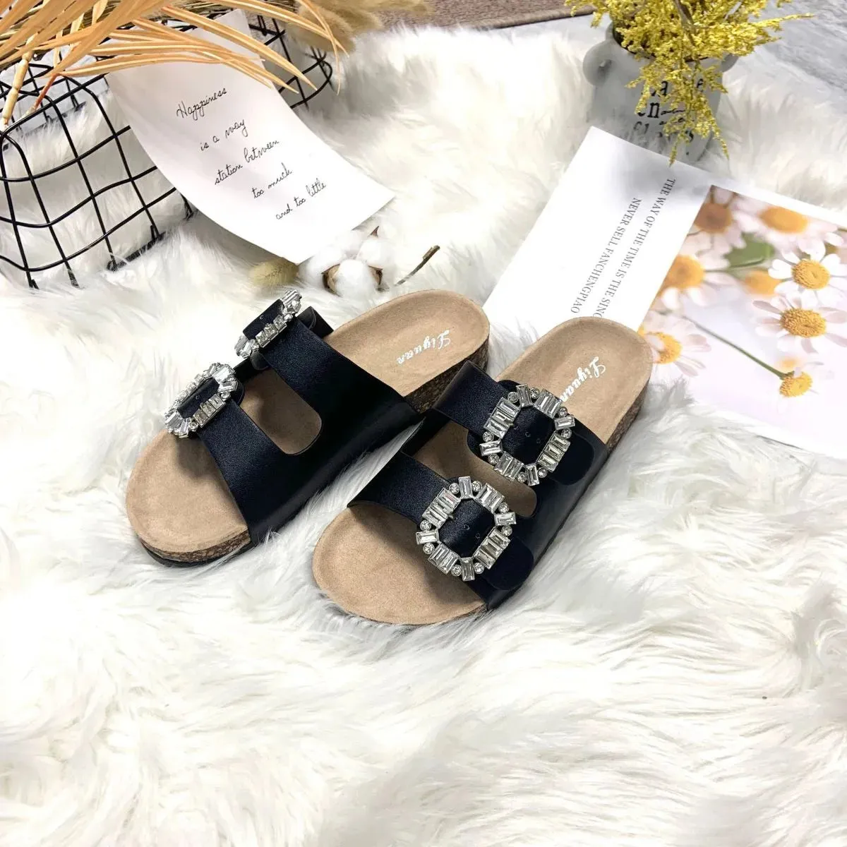 Open Toe Flats Sandals