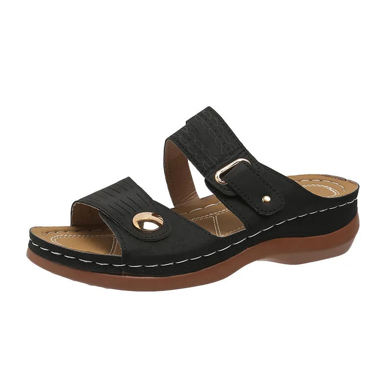 Open Toe Wedge Sandals