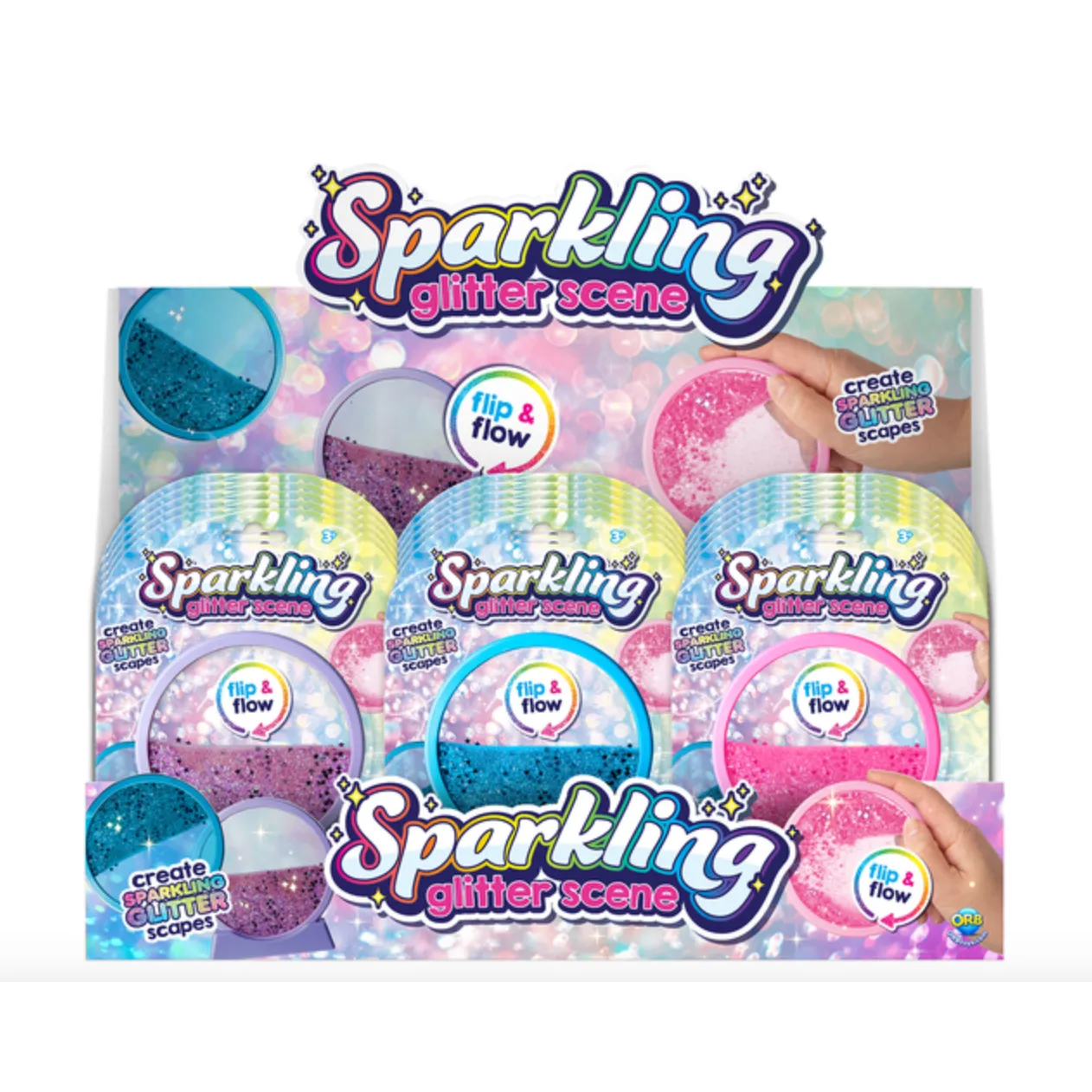 ORB Toys Curiosities Sparkling Glitter Scene - Assorted