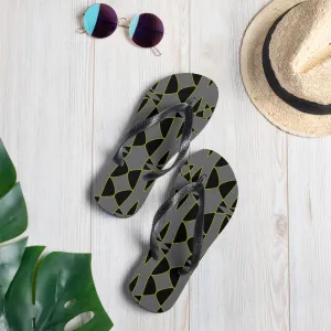 Origen Destination |On-Arrival Point of Origen Women's Gray/Black Flip-Flops
