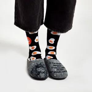 Pack Calcetín "Molas un huevo"   Slippers Wake Up (mujer)