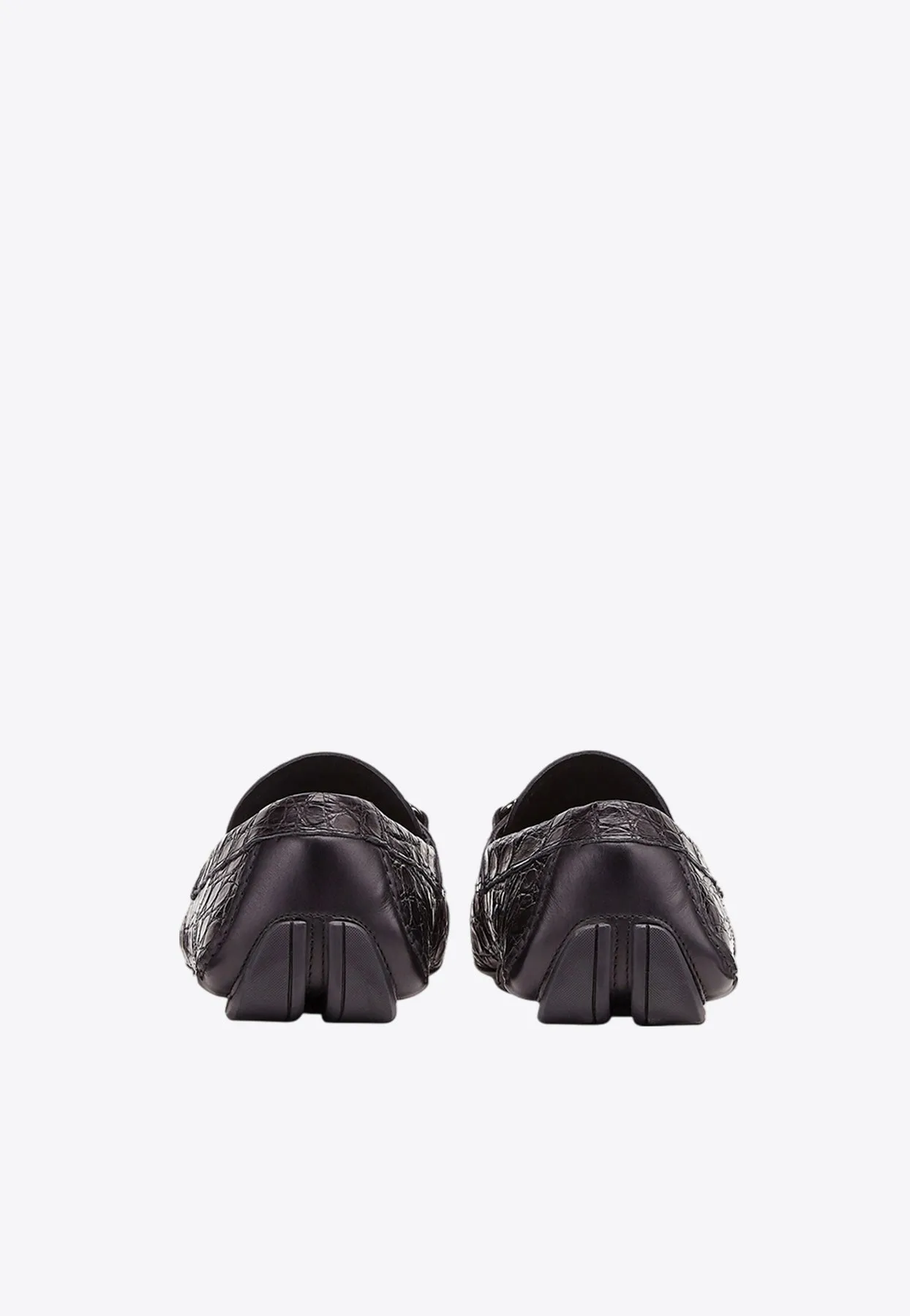 Parigi Croc-Embossed Leather Loafers