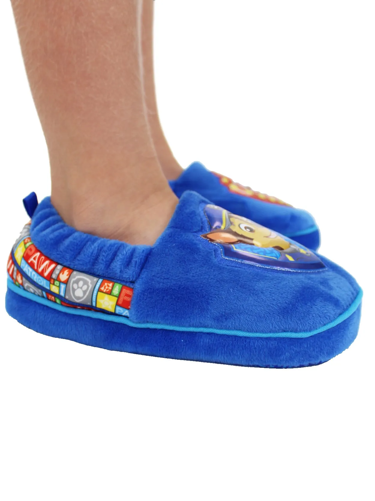 Paw Patrol Chase Marshall Plush A-Line Slippers