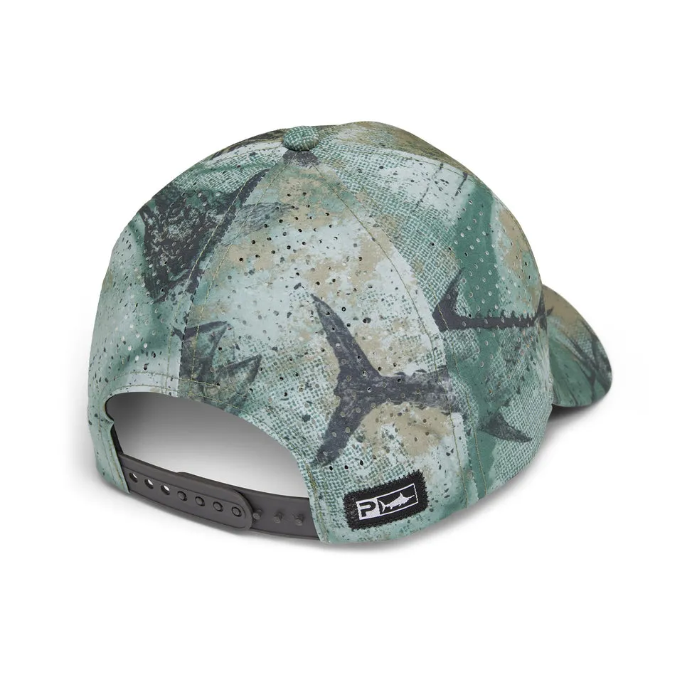 Pelagic Terminal Gyotaku Performance Trucker Hat