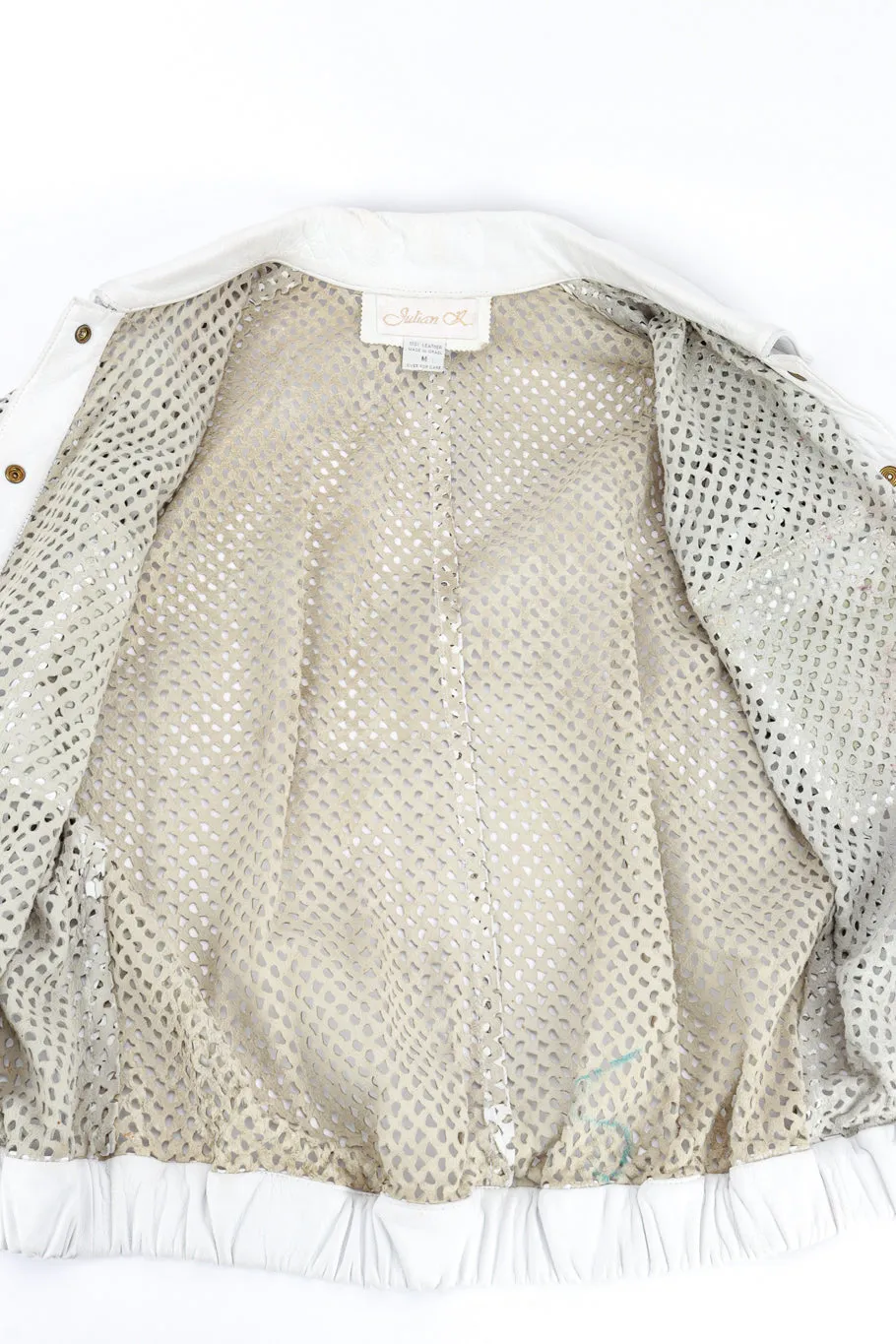 Perforated Leather Jacket