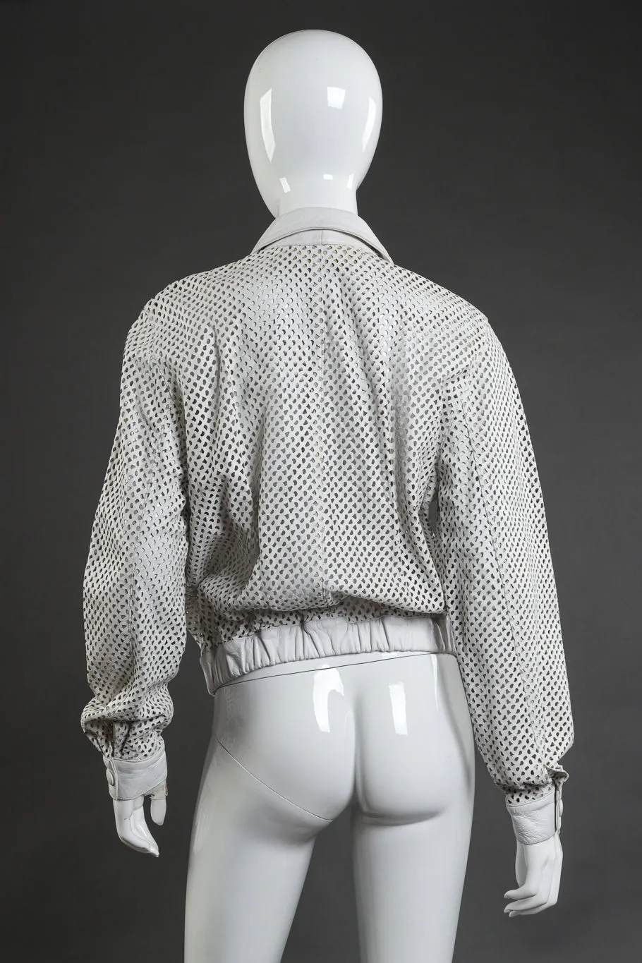 Perforated Leather Jacket