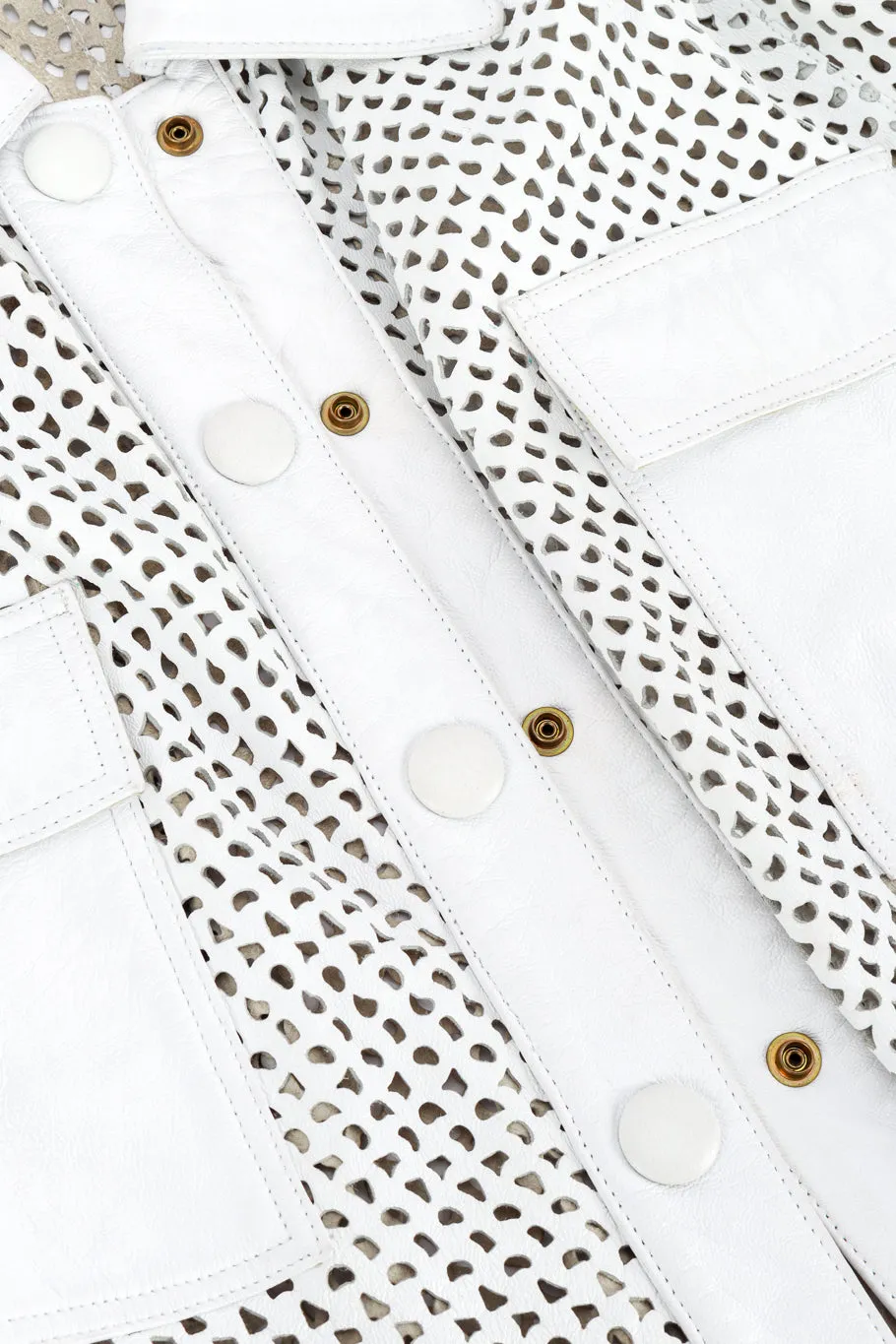 Perforated Leather Jacket