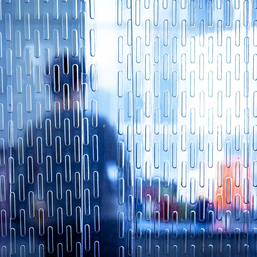 Perforated PVC Strip Curtains 200mm x 2mm