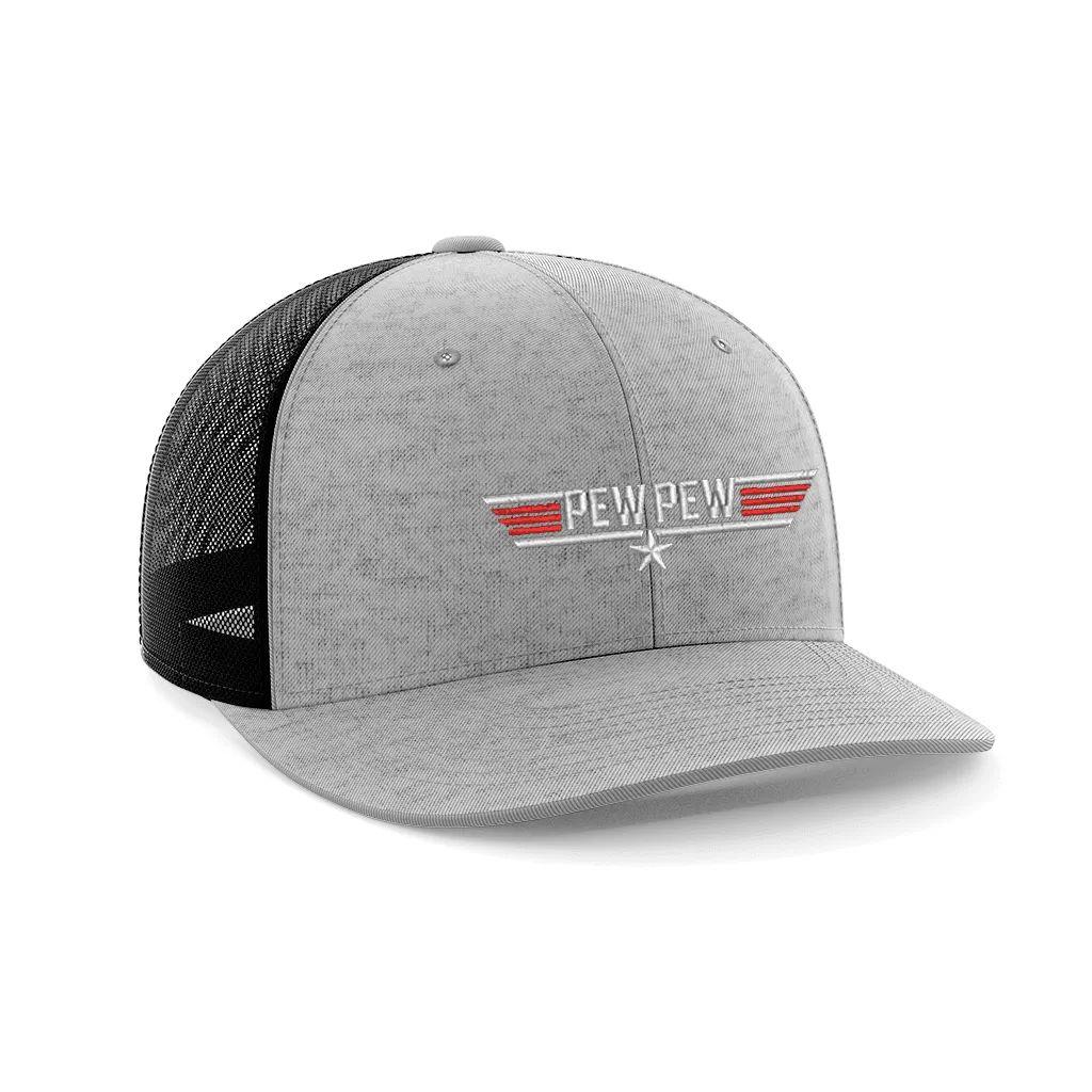 Pew Pew Embroidered Trucker Hat