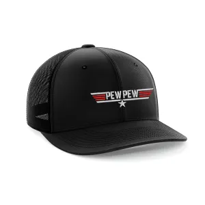 Pew Pew Embroidered Trucker Hat