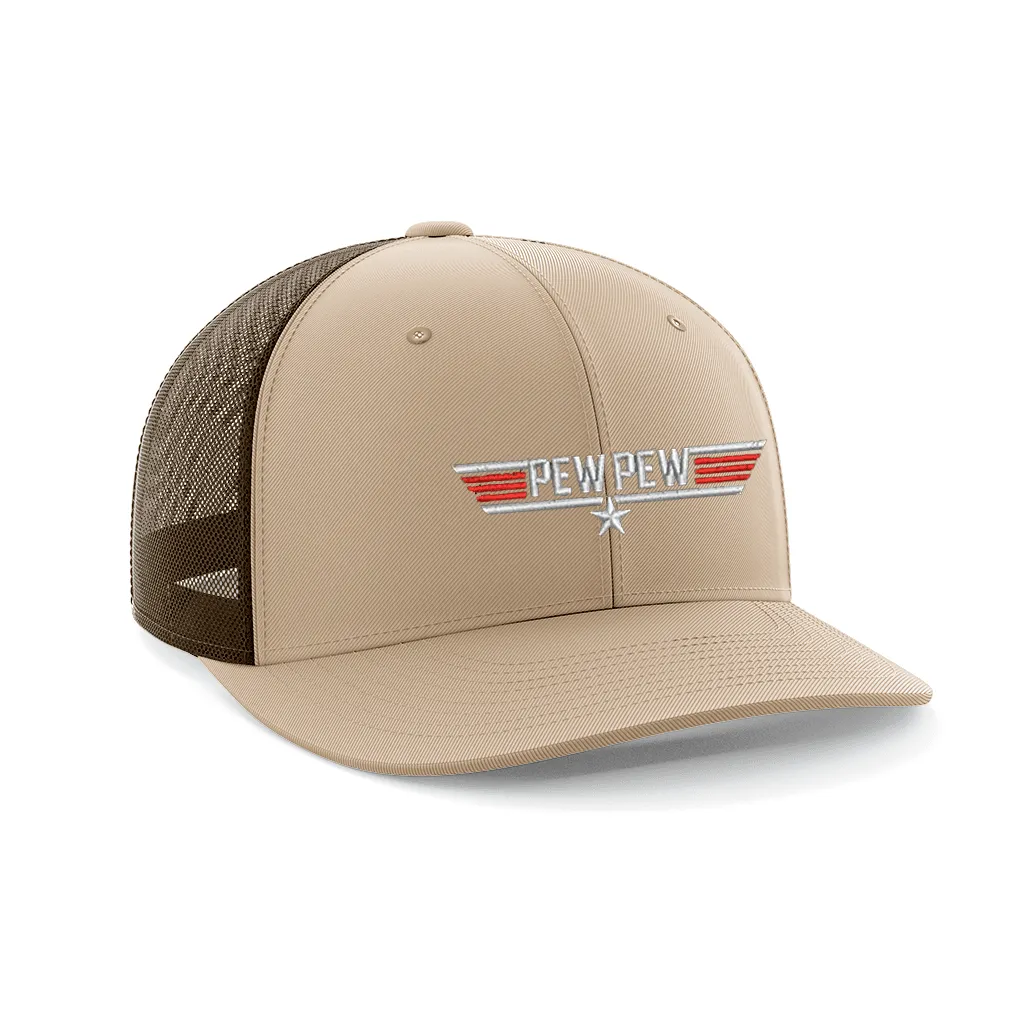 Pew Pew Embroidered Trucker Hat
