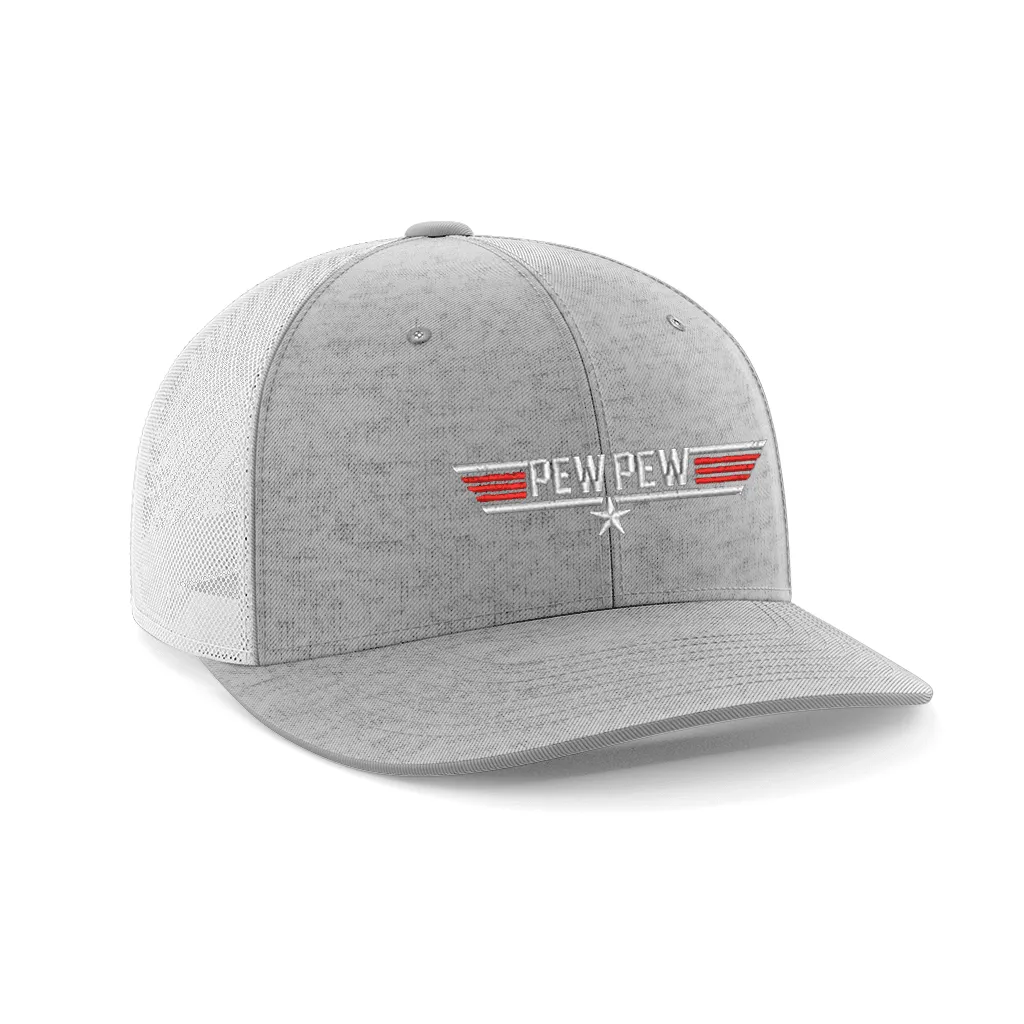 Pew Pew Embroidered Trucker Hat