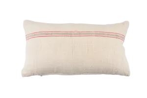Pillow: Grain sack handwoven Hungarian hemp - P016