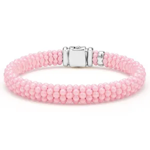 Pink Caviar Pink Ceramic Beaded Bracelet | 9mm