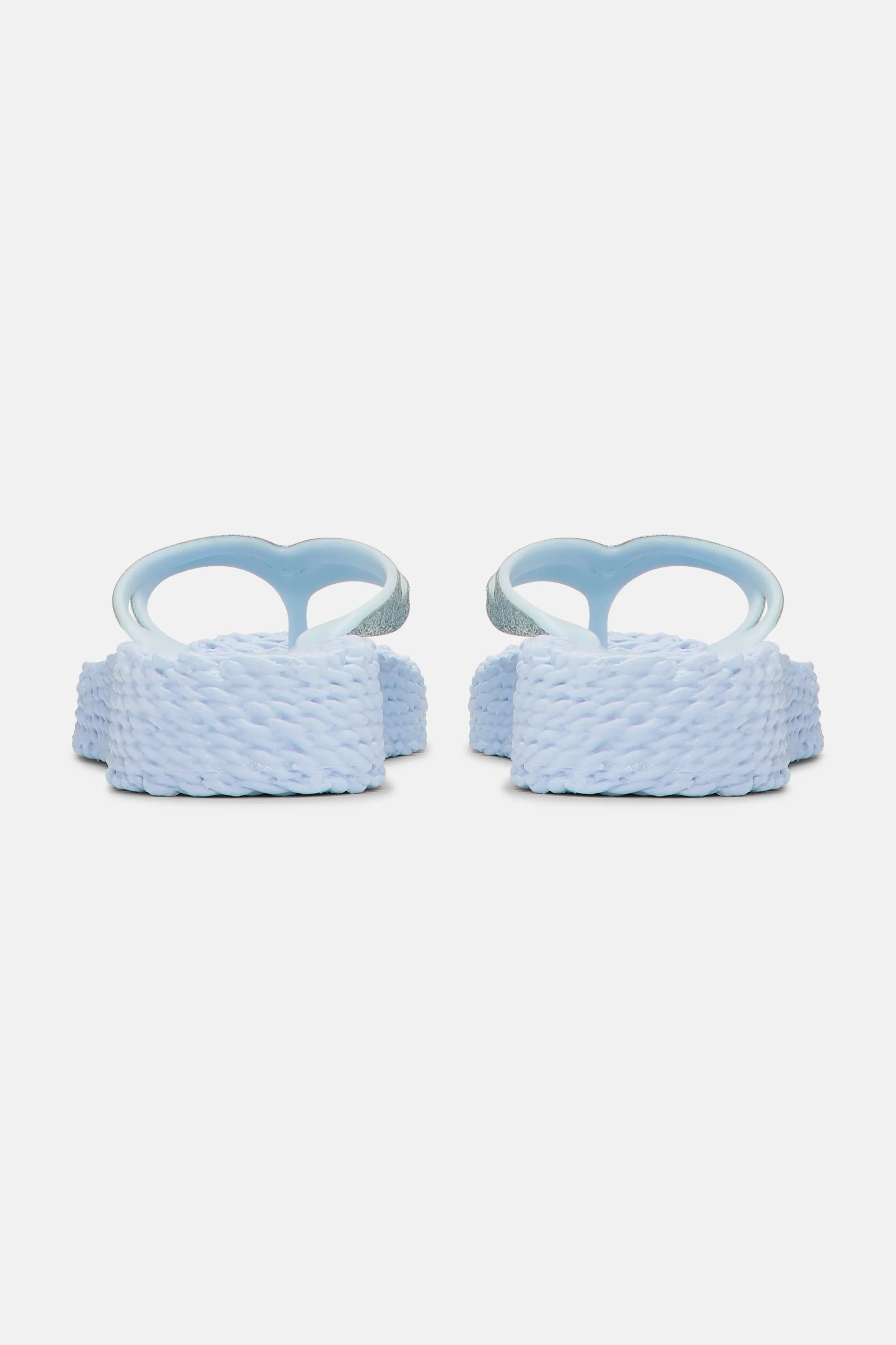 Platform Flip-flops Glitter - Blue Bell