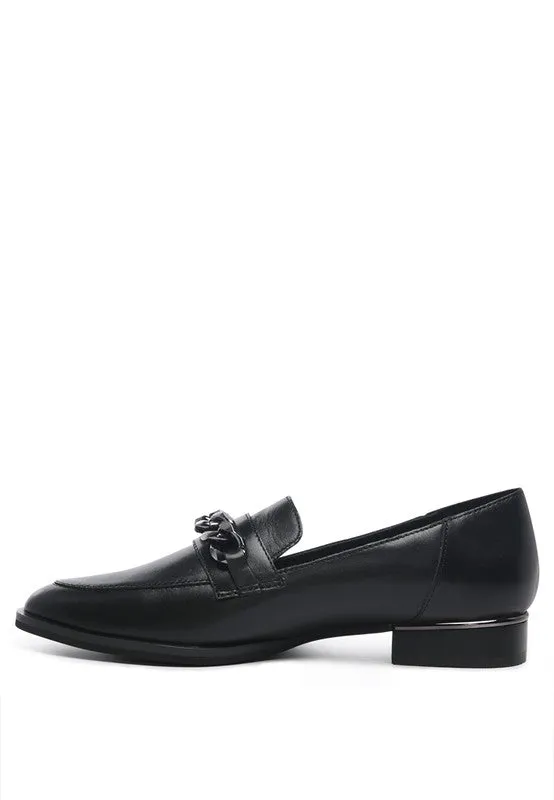 Pola Leather Horse bit Loafers