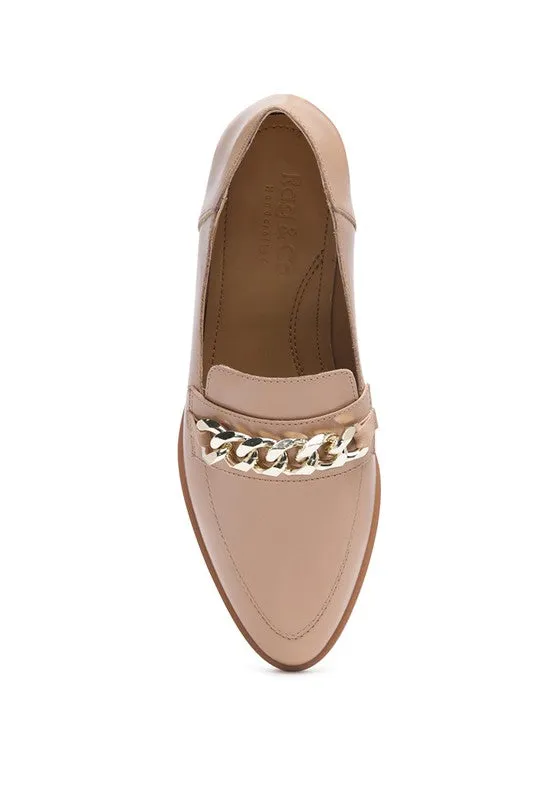 Pola Leather Horse bit Loafers