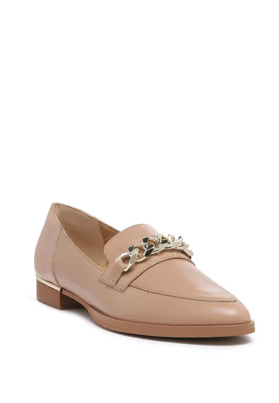 Pola Leather Horse bit Loafers