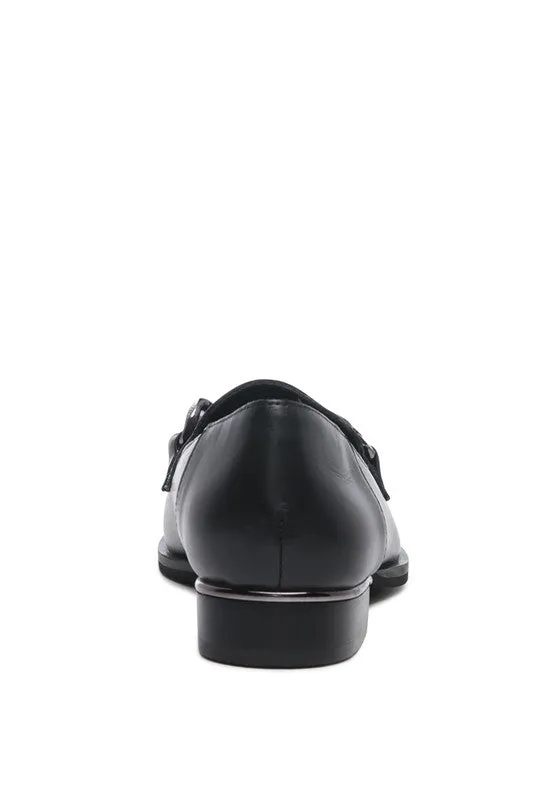 Pola Leather Horse bit Loafers
