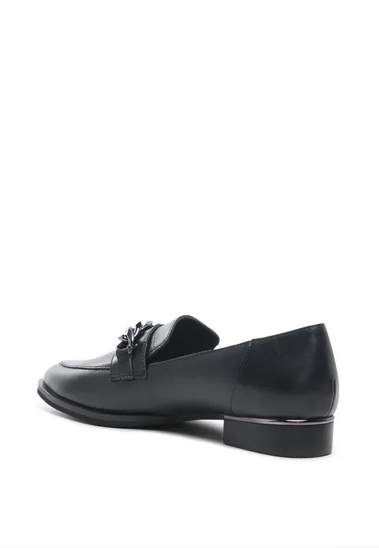 Pola Leather Horse bit Loafers