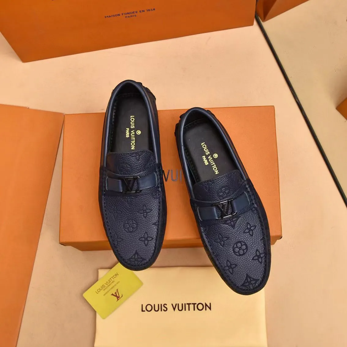 Premium Embossed Leather Loafers For Men