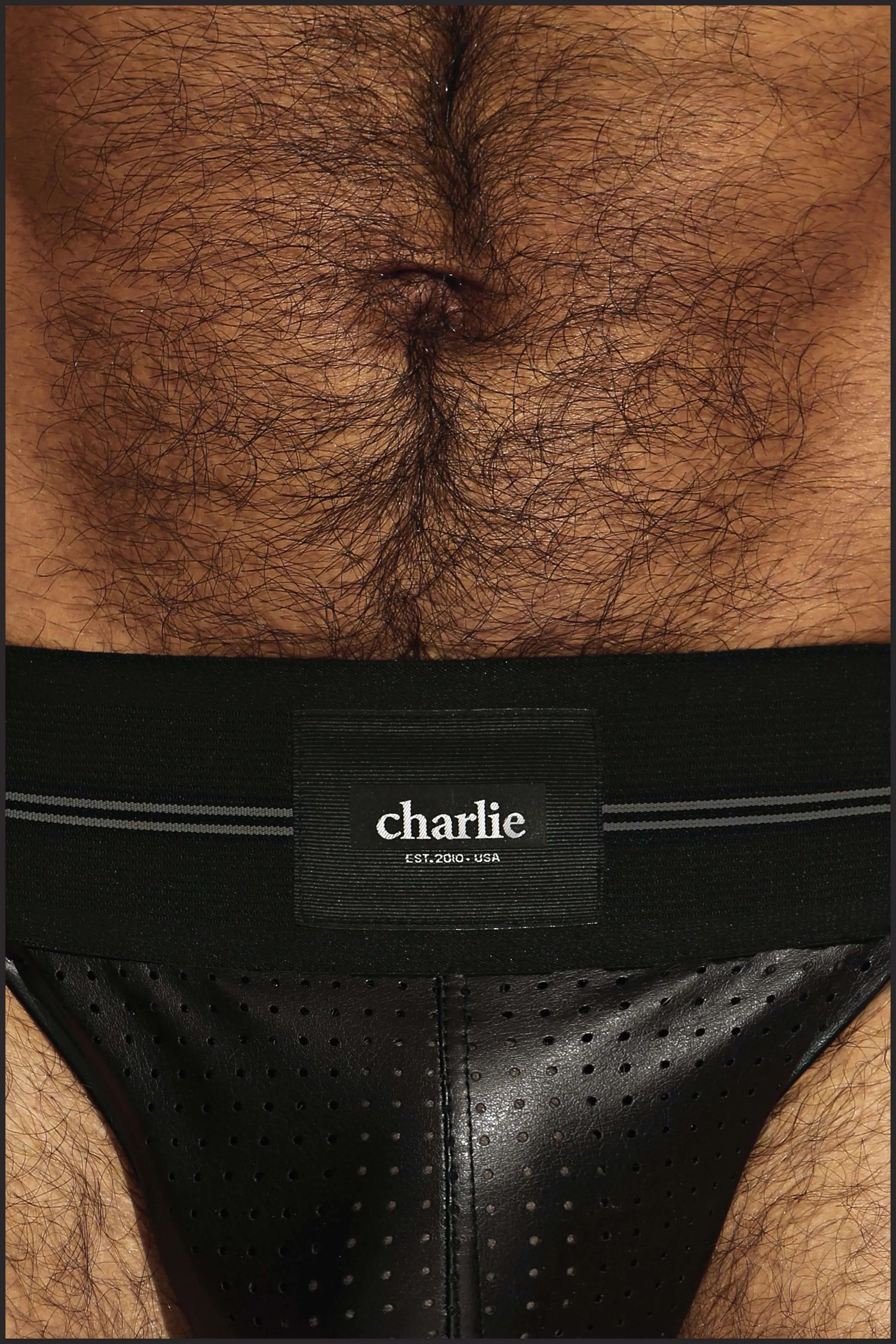 Pro Jockstrap - PERFORATED LEATHER