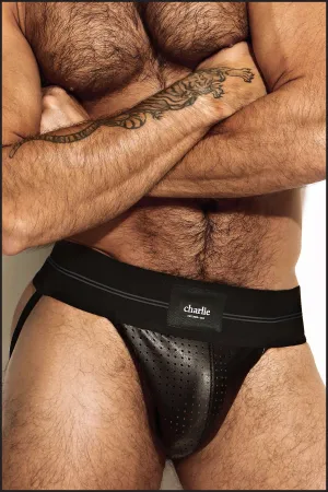 Pro Jockstrap - PERFORATED LEATHER