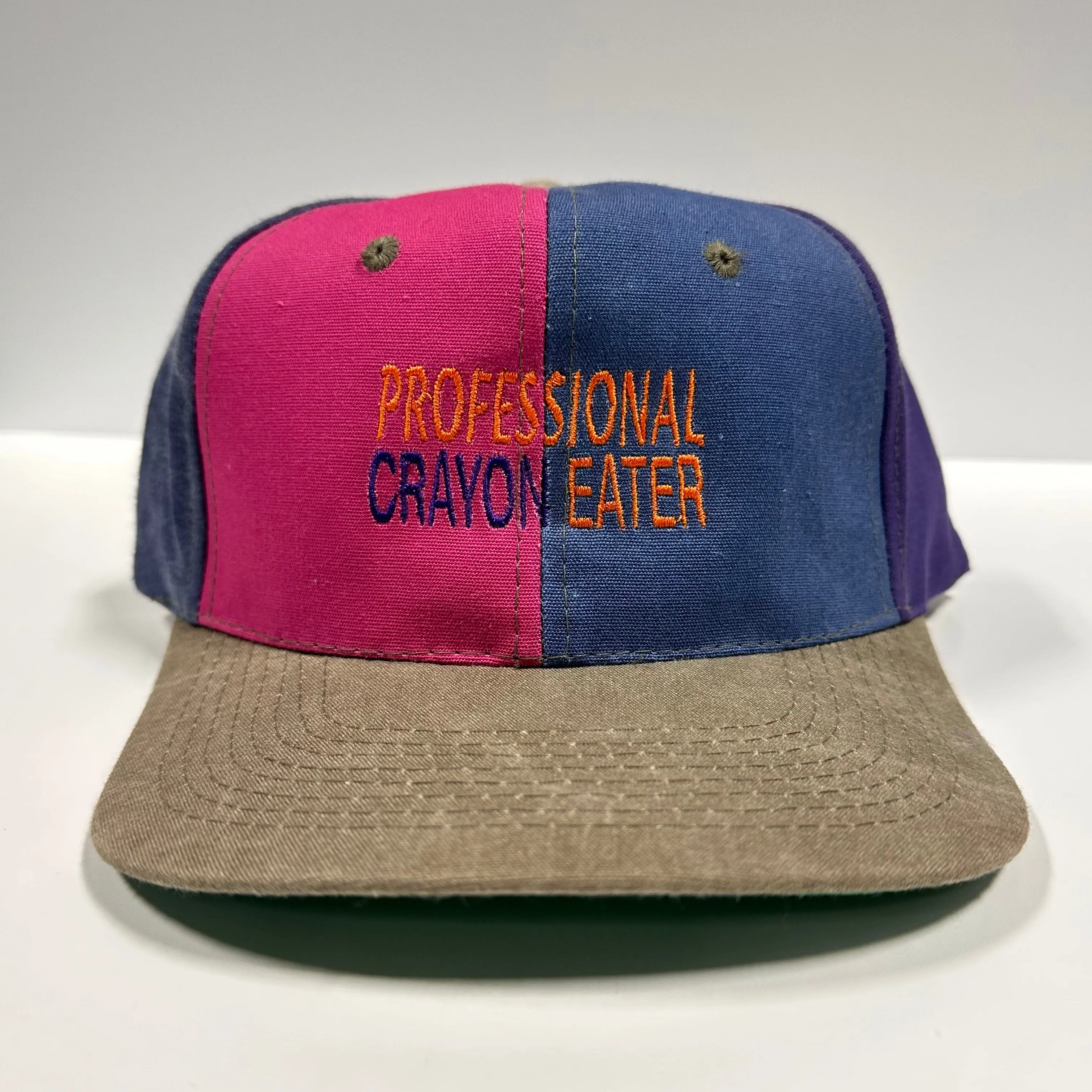 Professional Crayon Eater Vintage Pinwheel SnapBack Cap Hat Custom Embroidered