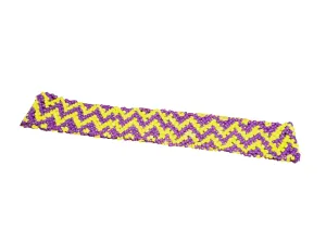 Purple & Gold Beaded Headband