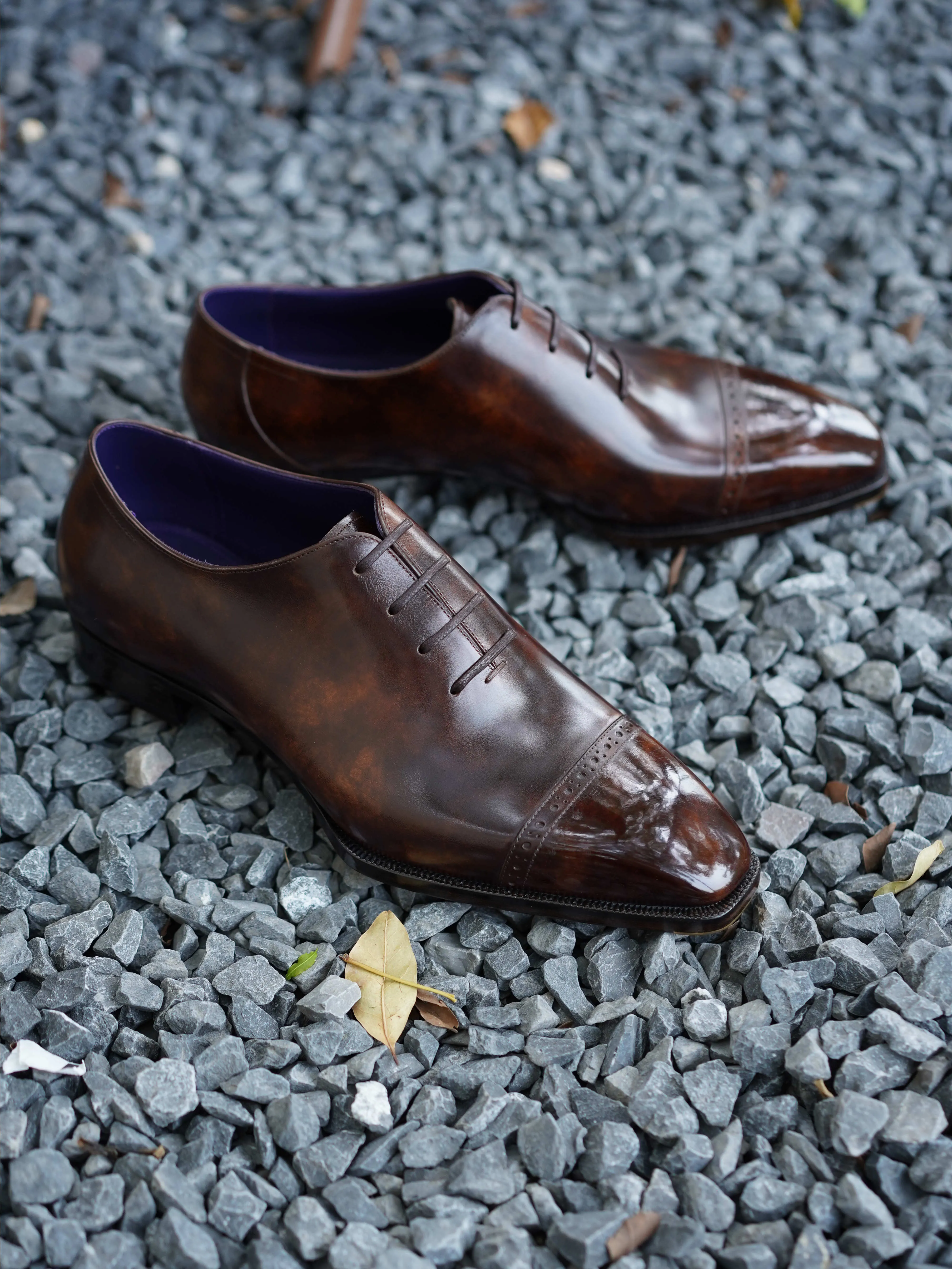 QUARTER BROGUE OXFORD  SHOES 5040