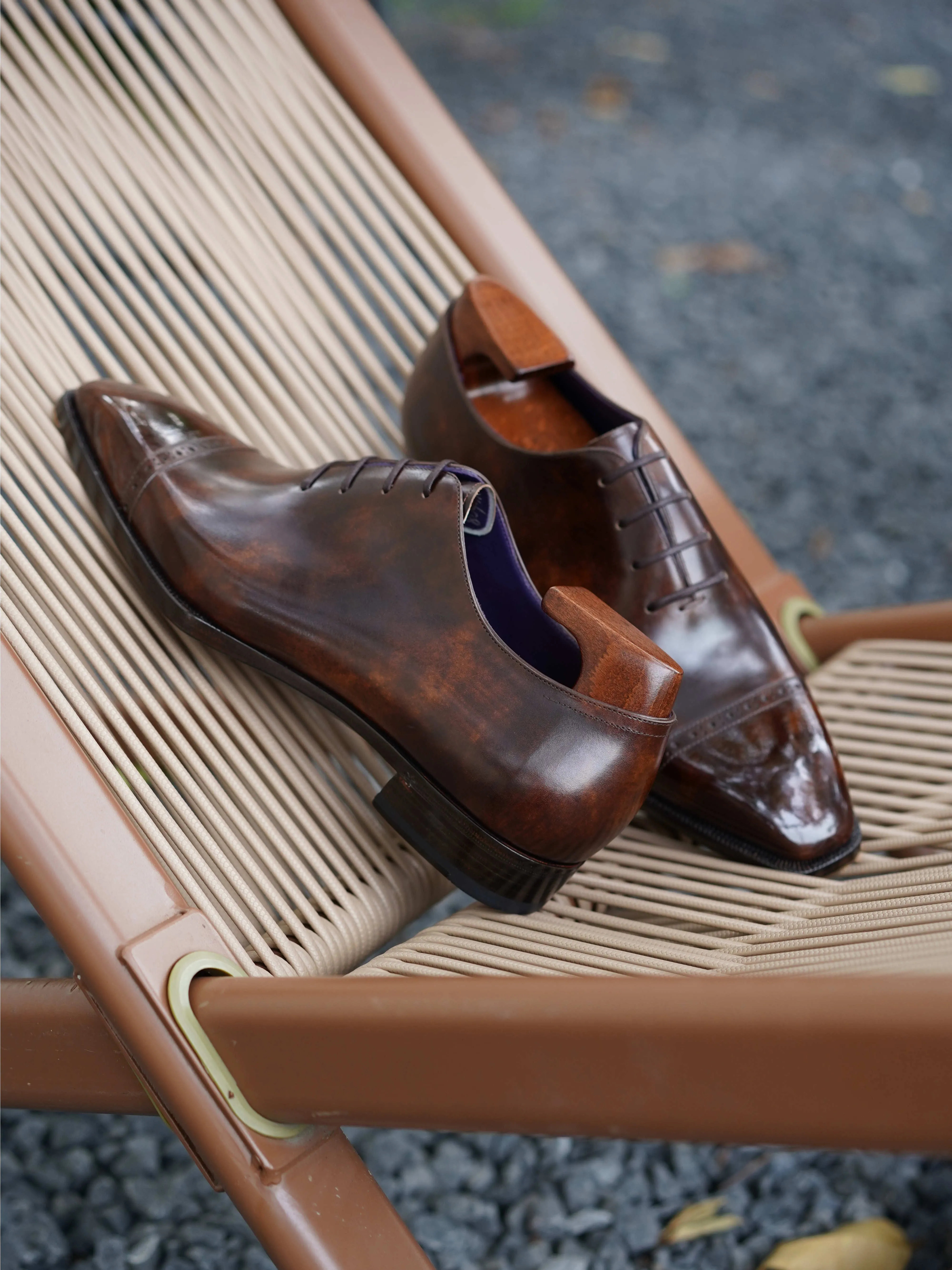 QUARTER BROGUE OXFORD  SHOES 5040
