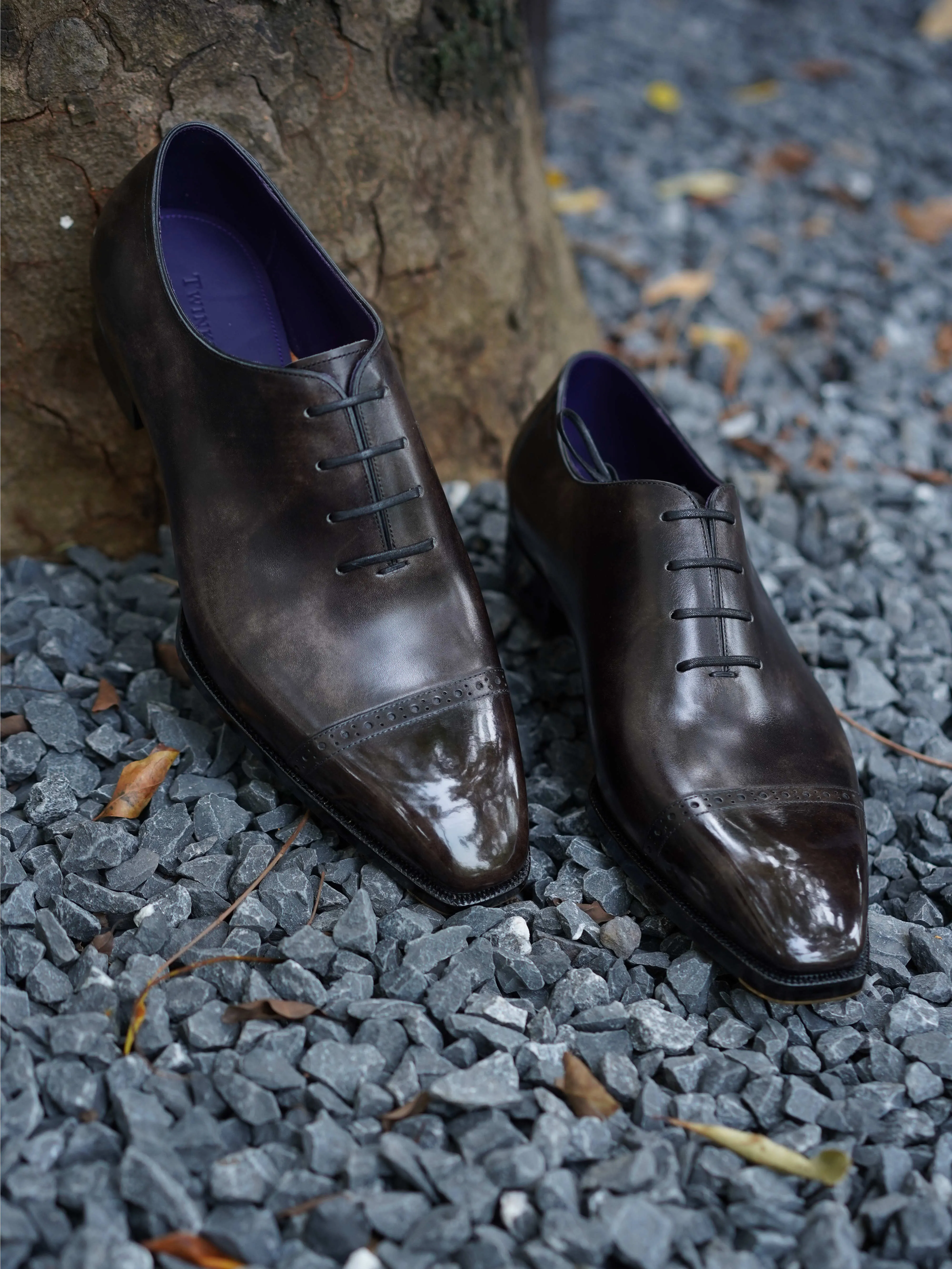 QUARTER BROGUE OXFORD  SHOES 5040